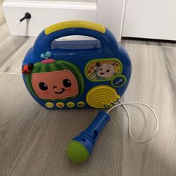 Cocomelon Sing Along Boombox with Microphone