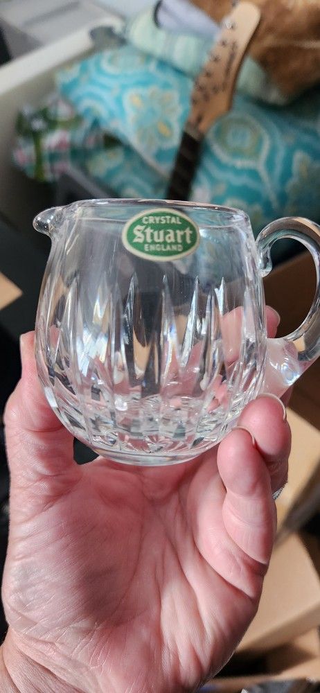 AI Overview
+3
The Stuart Crystal creamer, made in England,