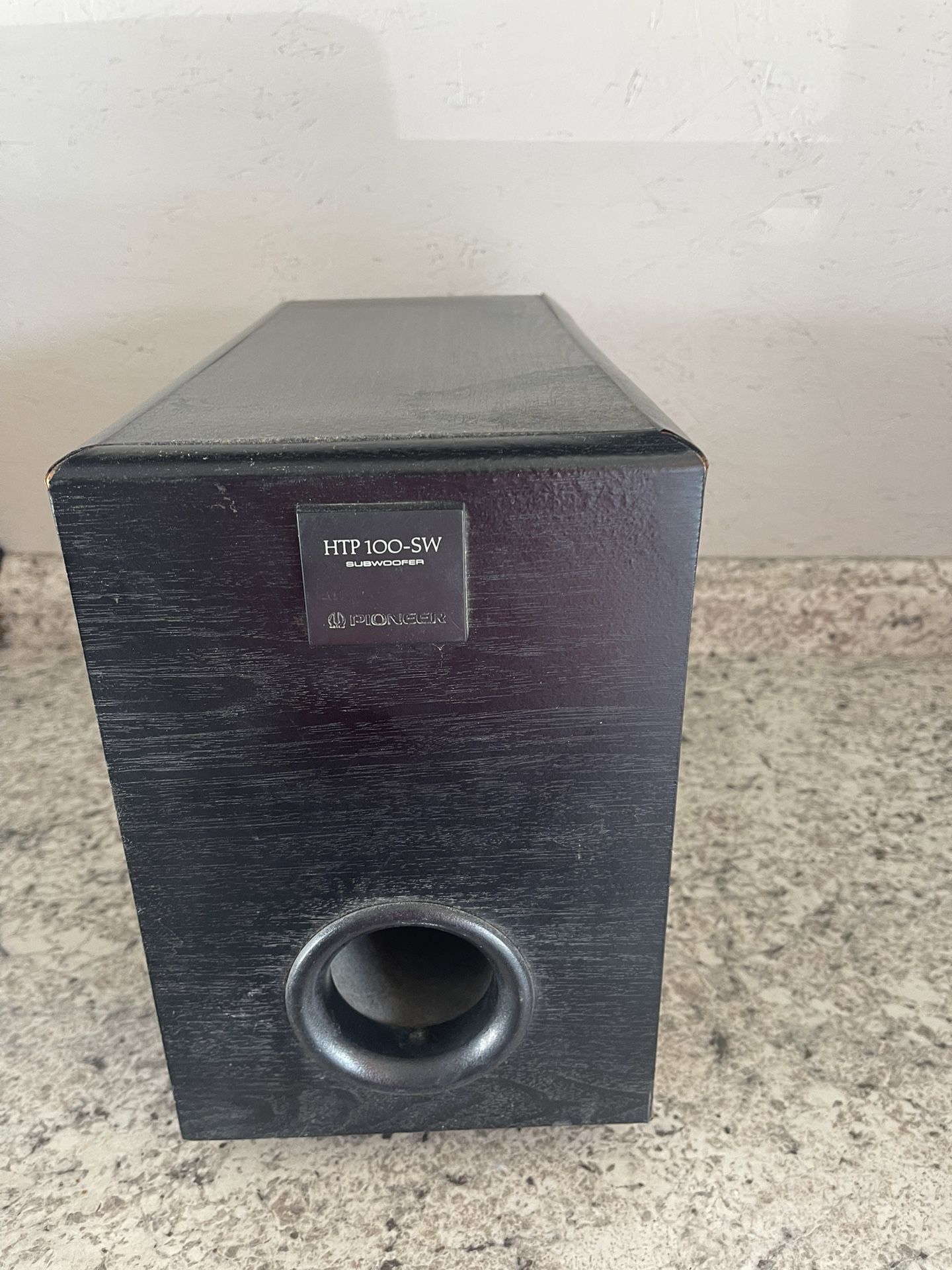 Pioneer HTP 100-SW Subwoofer Passive (Needs Amp or Receiver) untested