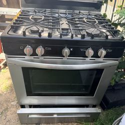 Refrigerator and stove