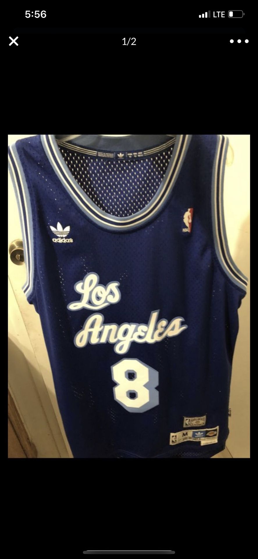 Kobe Bryant hardwood classic jersey