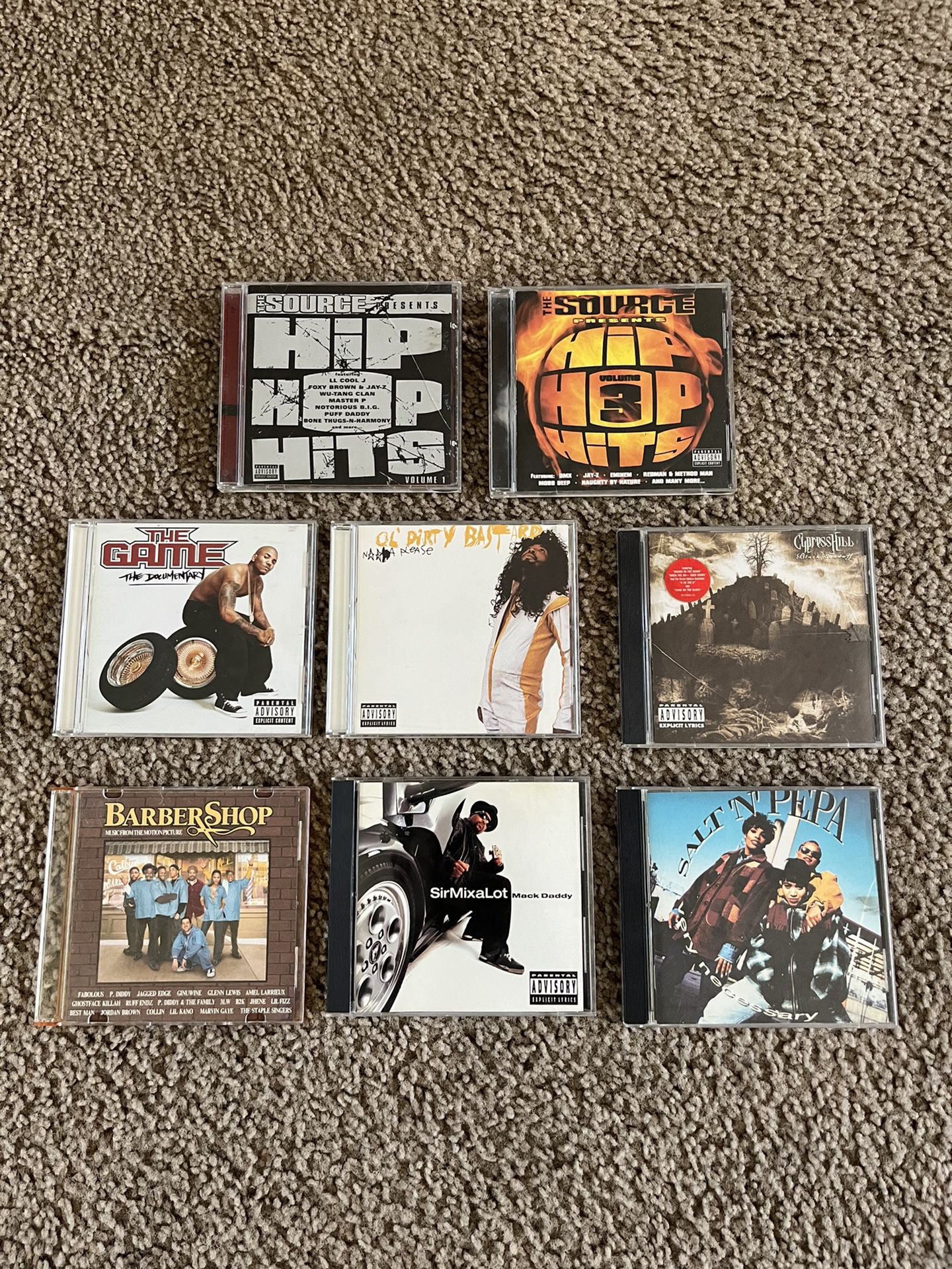1990’s RAP HIP HOP Music CD Collection