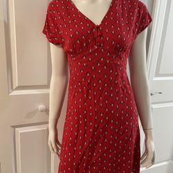 Red Women Dress, Size: S , Gently Used , Price :$8