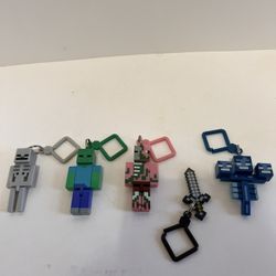 Minecraft Keychains Set Of 5