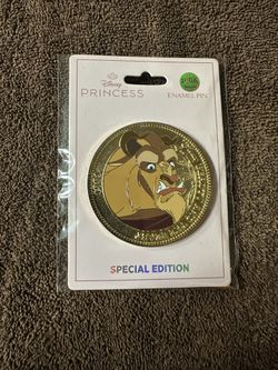 Disney Beauty And The Beast Coin Pin