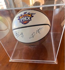 Autographed Phoenix Suns basketball, Thomas and Diane 2027