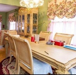 China Cabinet & Dining Room. Table