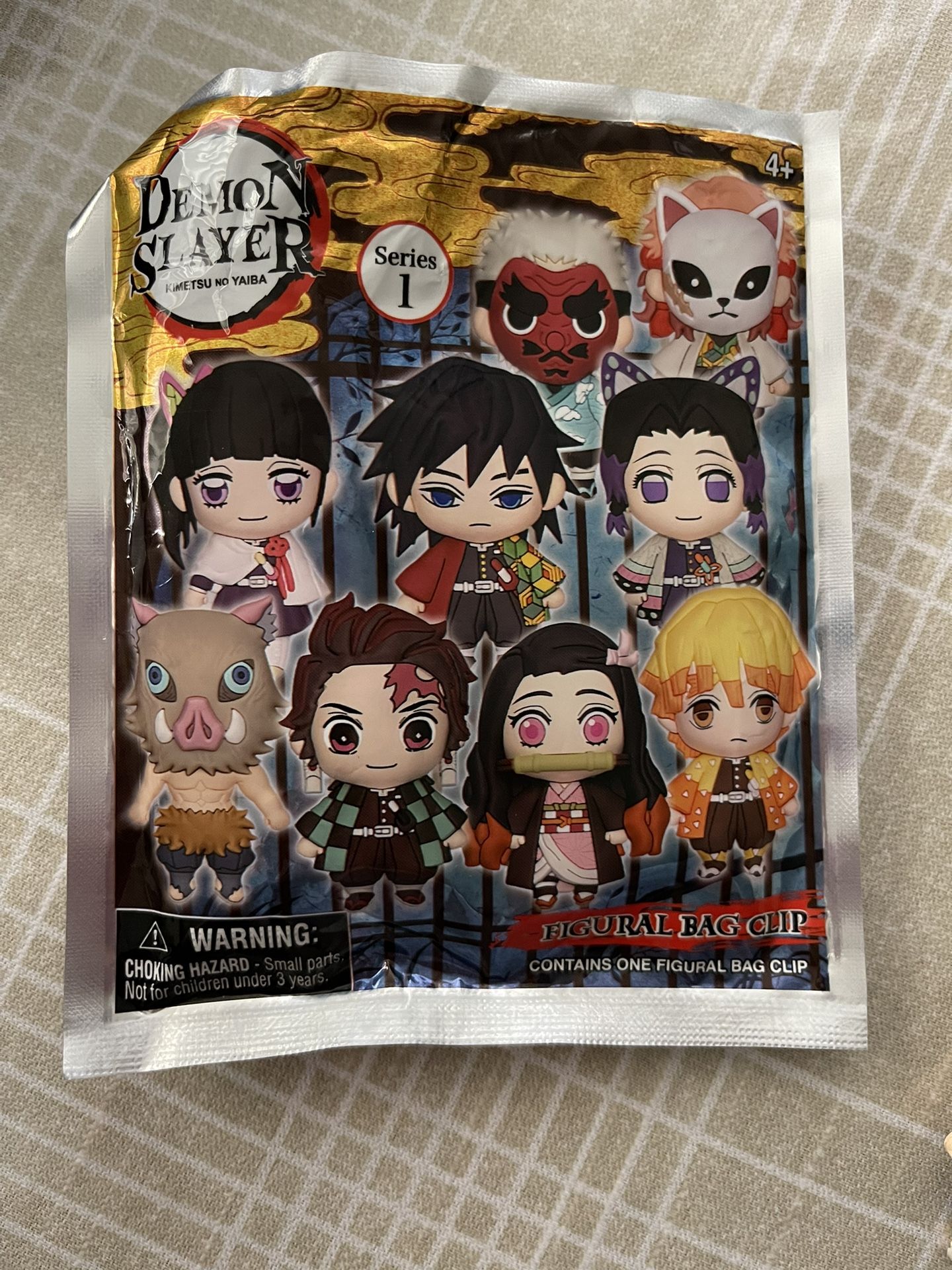 Demon Slayer Kimetsu No Yaiba Series 1 Blind Bag Figural Bag Clip 