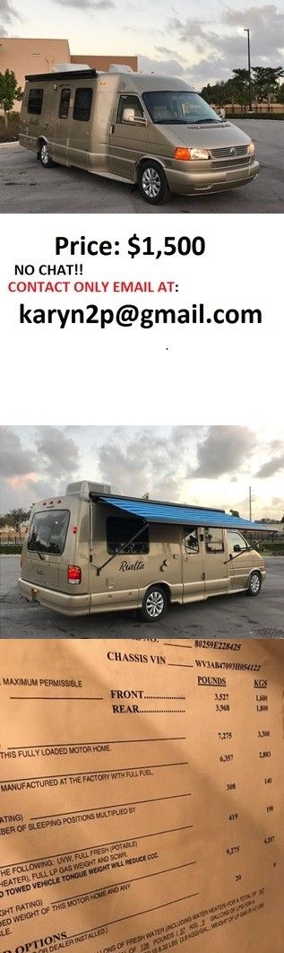 2002 VW. WINNEBAGO RIALTA