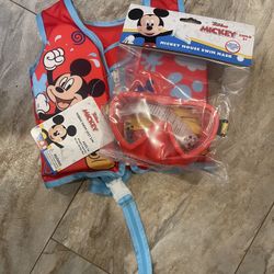 Kids Swimming Vest and Mask
