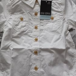 Okie Dokie Boys Shirt Available Sise 2T or size  6 New