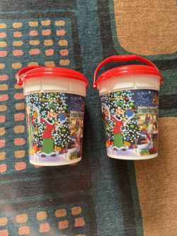 Disneyland 2025 Holiday Popcorn Buckets