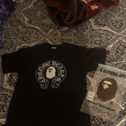 Bathing Ape Bape Tee X Chrome Hearts