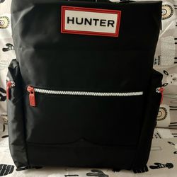 NEW Hunter Backpack with Top-Clip Black & Red Waterproof