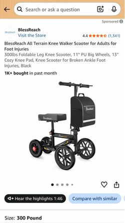 BlessReach Knee Scooter