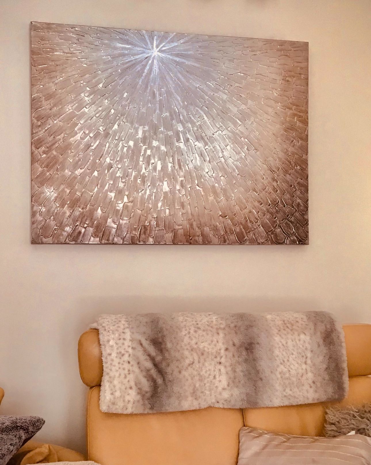 Starburst Modern Metallic Wall Art