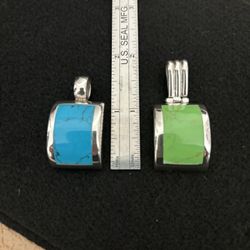 Sterling Silver Pendants (2)