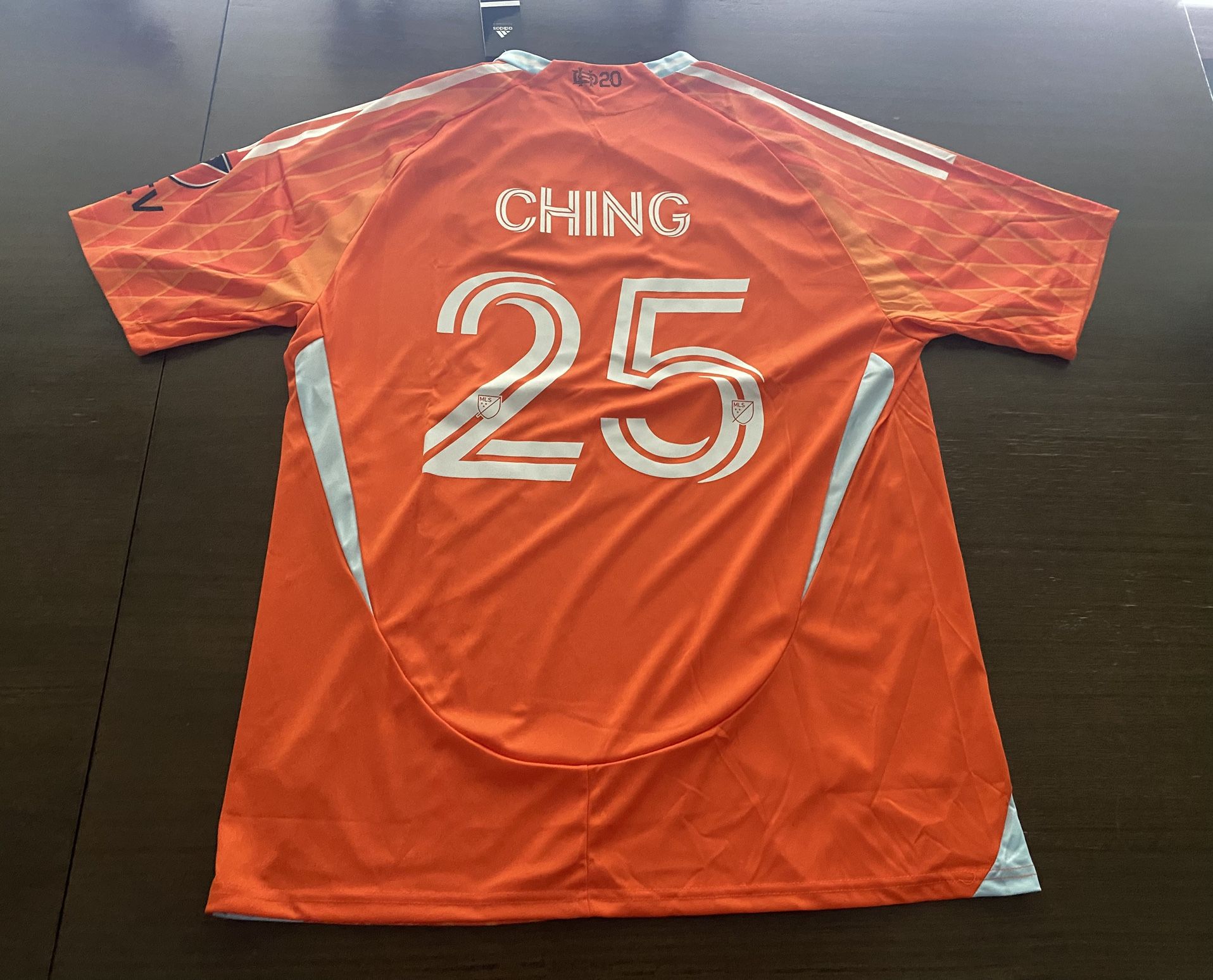 Brian Ching XXL Houston Dynamo Jersey New NWT Soccer MLS Adidas Fast Ship Men 25