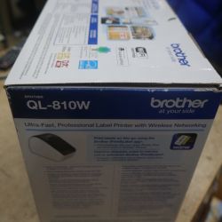 Brother QL-800 Label Printer High-Speed Thermal Black/Red P-Touch USB w/Cables. new .open box.