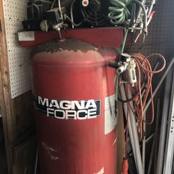 Magna force 5hp 60gal compressor Max press 145 Psi