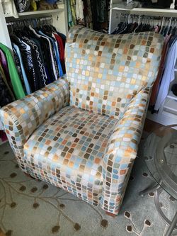 Multicolored Contemporary Chair
