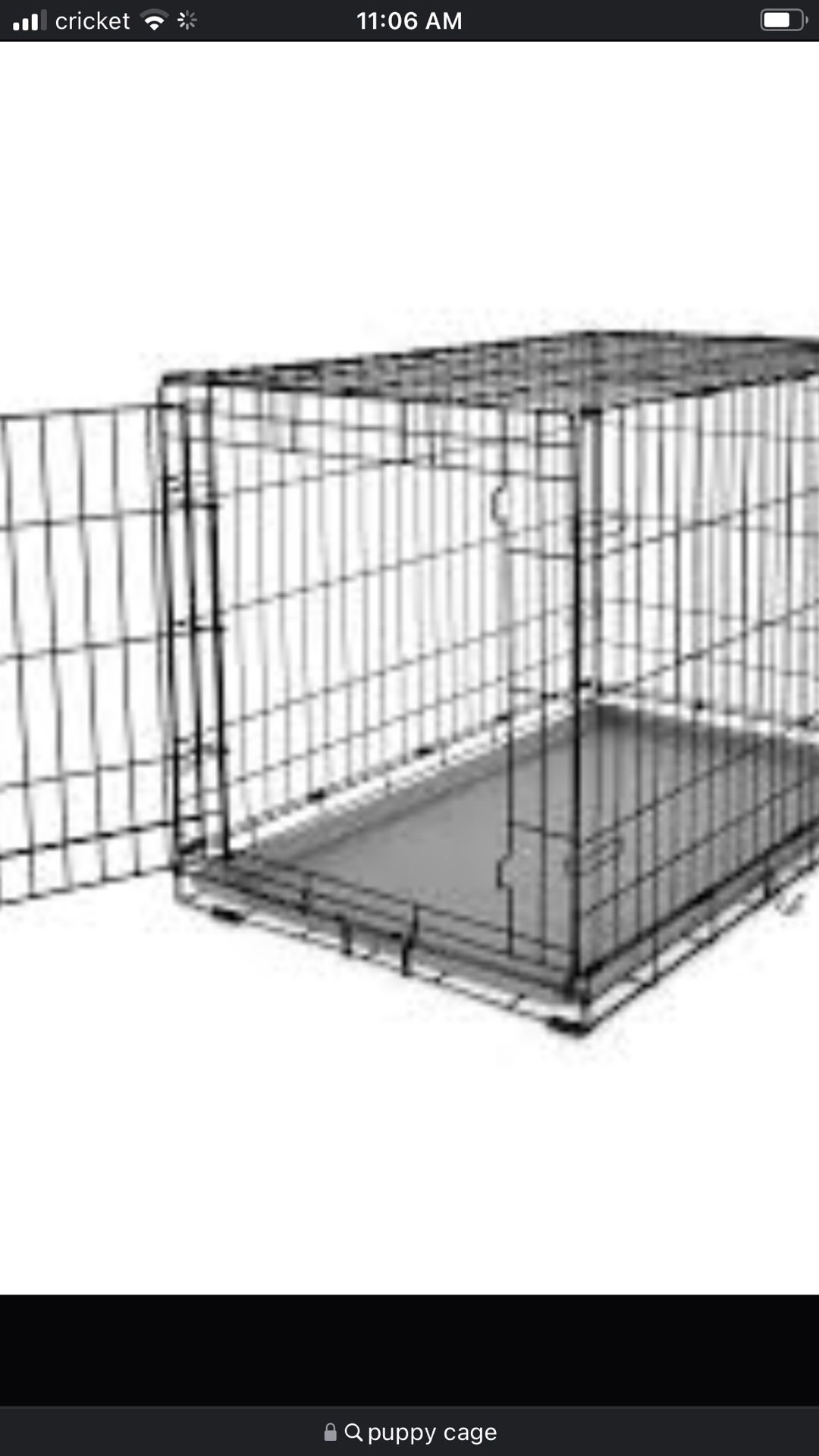 Puppy Dog  Cage 