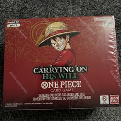 One Piece “Carrying On His Will” Booster Box