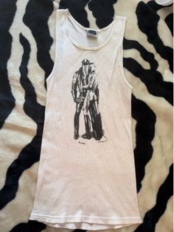 Vintage 90’s Tom of Finland LGBTQ Gay Queer Leather Tank Top Size L