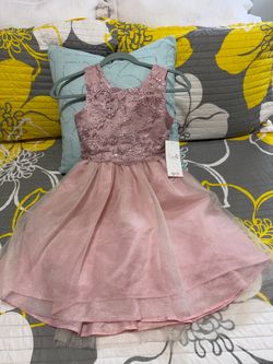 Biscotti collezioni ,dress for girls , size 7-8 , new whit tags