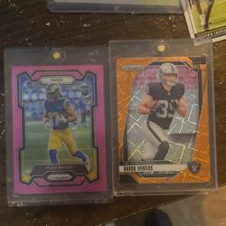 Puka Rookie Pink Card And Brock Bowers Orange Rookie Card