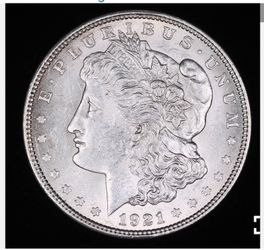 1921 MORGAN SILVER DOLLAR COIN GEM BU UNC MS+++