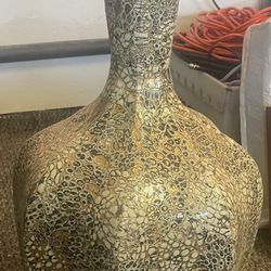Tall Gold Vase