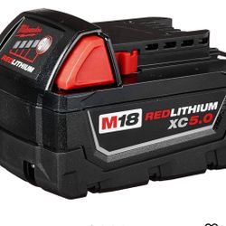 Two New Milwaukee 5.0 Batteries 