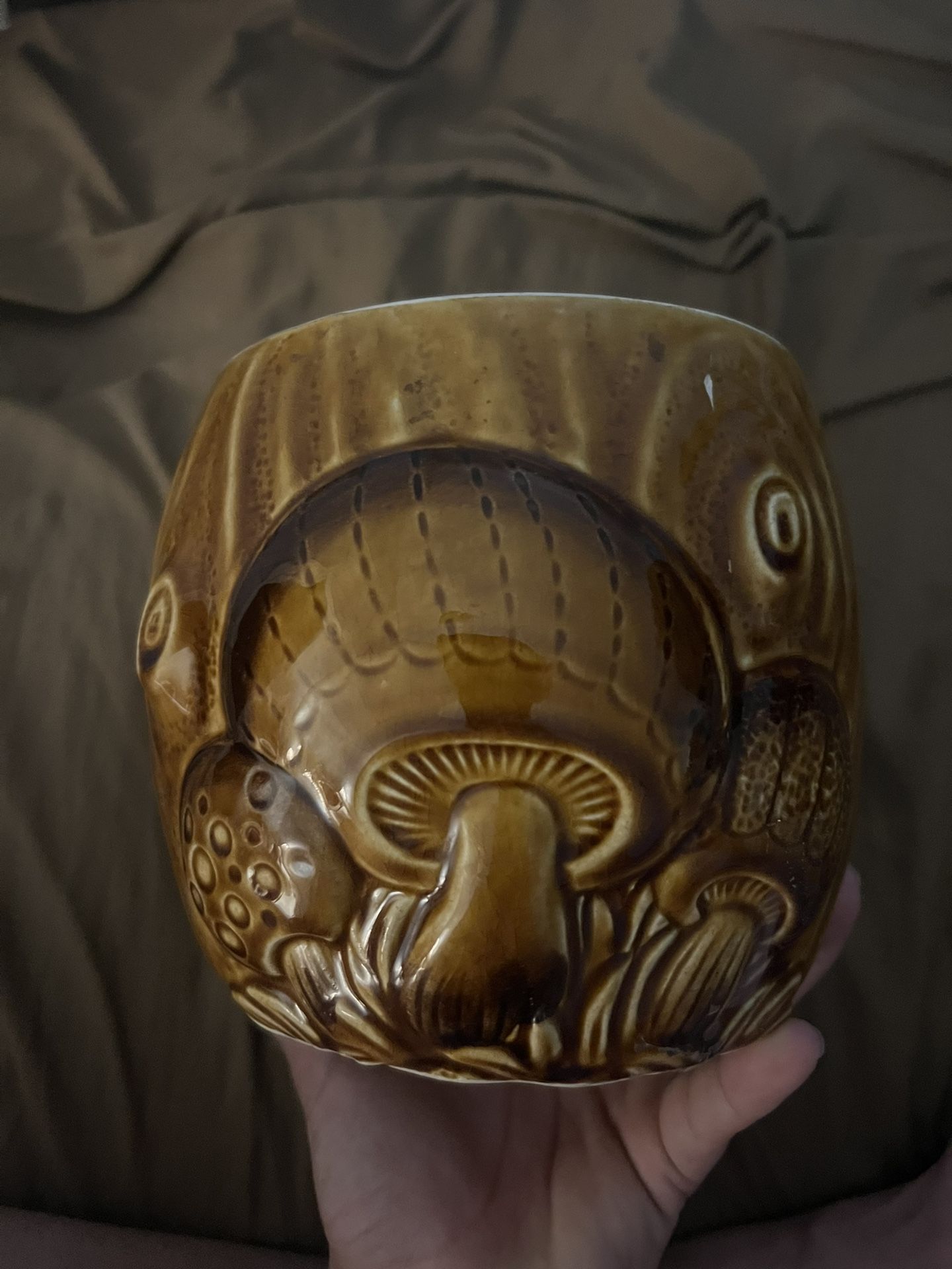 Mushroom Ceramic Canister