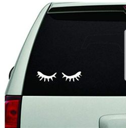 Eyelashes Decal Sticker