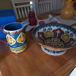 Bowl And Pitcher 