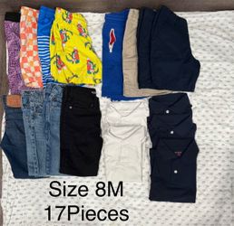 Boys Size 8 Medium Clothing Bundle