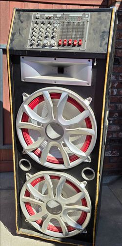 Large Powered DJ/PA Speaker with Built-in Mixer - $50 OBO