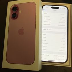 iPhone 16 Pink 256gb Tmobile