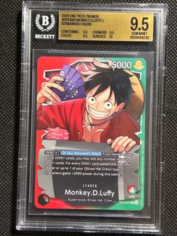 2026 Monkey D. Luffy Ichiban Kuji ENGLISH Promo OP13-001 One Piece BGS 9.5 GEM