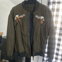 Zara Green Bomber