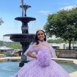 Stunning Butterfly Lavender Quinceanera Dress - Size 8 - $1,300 Negotiable