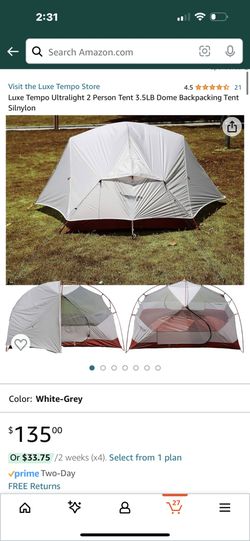 Luxe tempo 2024 1 person tent
