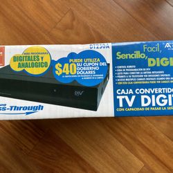 Digital TV Converter Box With Analog Pass Through