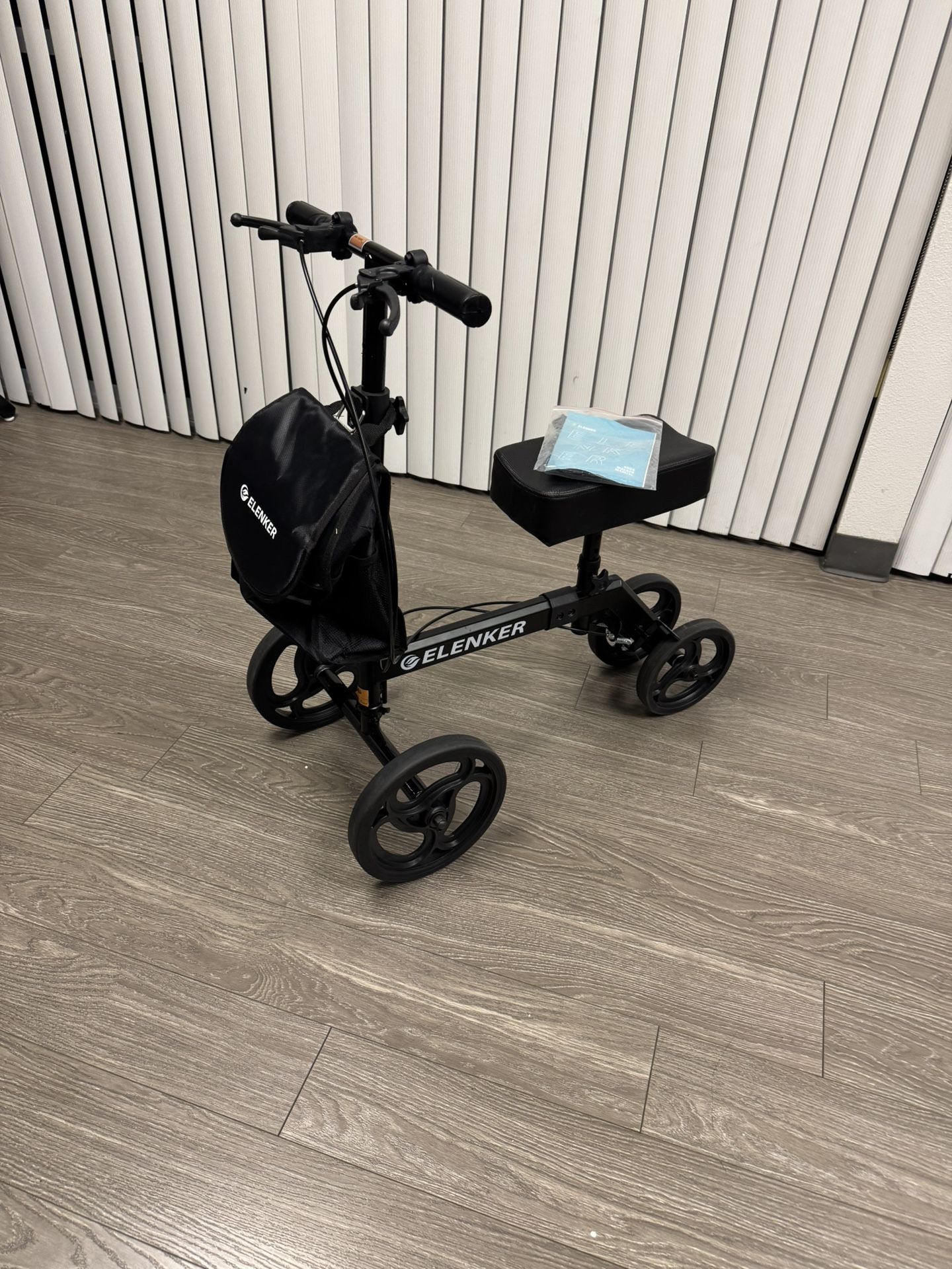 New / Elenker Knee Scooter Bike Walker / 300 Pound Capacity /