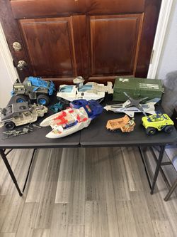 LARGE VINTAGE GI JOE VEHICLE PARTS LOT