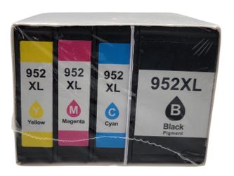 Fahesein 952XL Higher Yield Printer Cartridges Combo Black/Cyan/Magenta/Yellow 