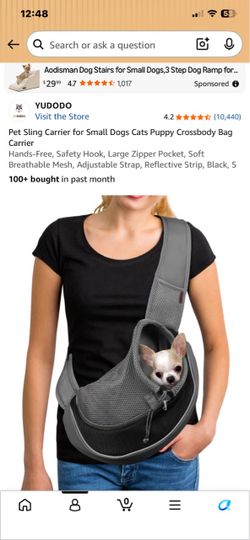 Puppy shoulder carrier bag