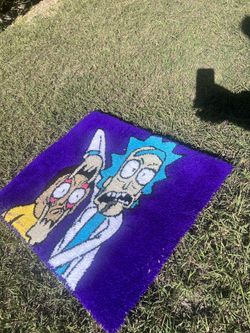 Custom Rick And Morty Rug