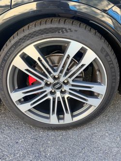 OEM 21” Audi SQ5 Wheels + Michelin Pilot Sport A/S 4 Tires — Set of 4